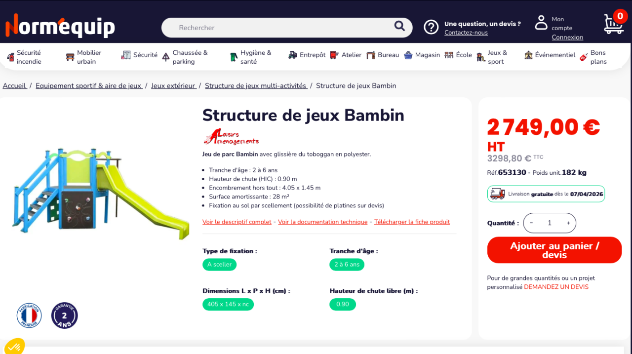 Image d'illustration pour : air de jeux tout petits