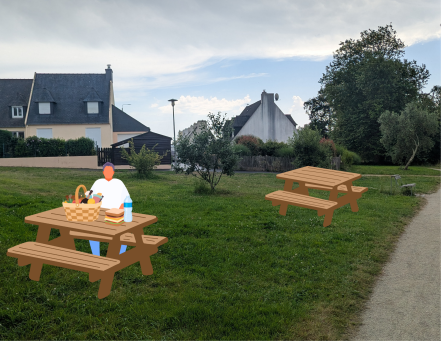 Image d'illustration pour : Tables de pique-nique